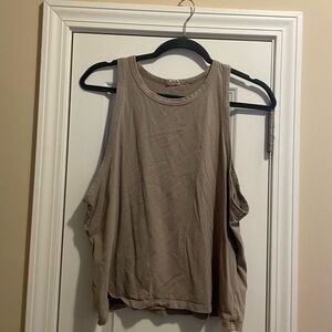 Aritzia Wilfred Free Grey Tank Top, Size L